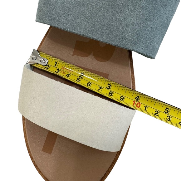 Sorel Ella II Crushed Blue/Chalk Slide Sandals Size 8.5 - Picture 13 of 16